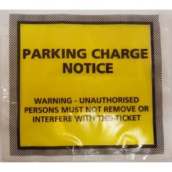 Self Adhesive Backed Windscreen Ticket Holder for Parking Permit . 90mm X  60mm